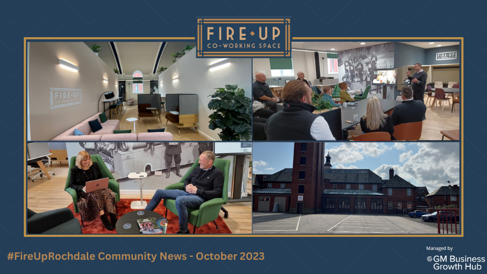 Fire Up Co-working Community News - October 2023