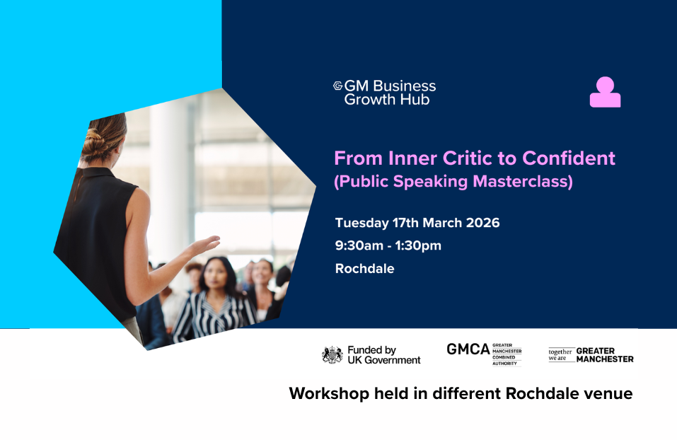 From inner critic, to confident: Public speaking Masterclass | 17 March