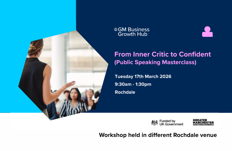From inner critic, to confident: Public speaking Masterclass | 17 March