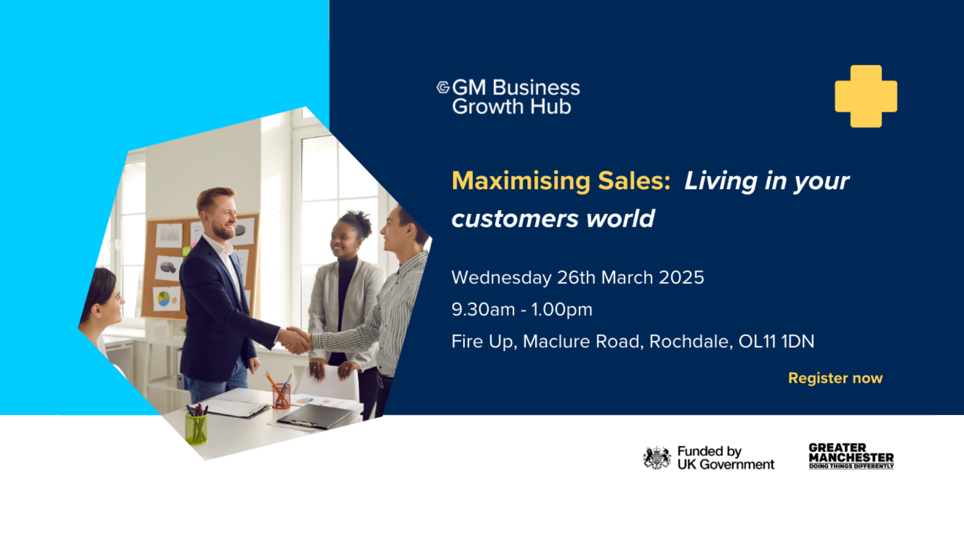 Maximising Sales: Living in your Customers' World - Wed 26th March