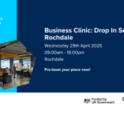 GM BGH Business Clinic: Drop In Session Rochdale | 29 April 2026 | 09:00am - 16:00pm
