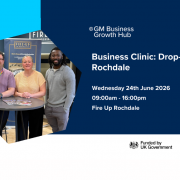 GM BGH Business Clinic: Drop In Session Rochdale | 24 June 2026 | 09:00am - 16:00pm