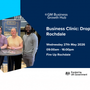 GM BGH Business Clinic: Drop In Session Rochdale | 27 May 2026 | 09:00am - 16:00pm