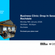 GM BGH Business Clinic: Drop In Session Rochdale | 19 January 2026 | 09:00am - 16:00pm