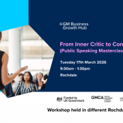 From inner critic, to confident: Public speaking Masterclass | 17 March