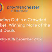 Standing Out in a Crowded Market: Winning More of the Right Deals | 10 December | 8:30am - 10am
