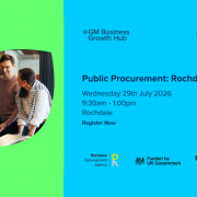 Public Procurement: Rochdale | 29 July 2026 | 09:00am - 13:00pm