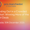Standing Out in a Crowded Market: Winning More of the Right Deals | 10 December | 8:30am - 10am